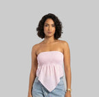 TOP VICHY CON CORTE PLUMA