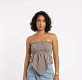 TOP VICHY CON CORTE PLUMA