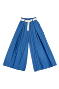 PANTALÓN DE PIERNA ANCHA CON CINTURÓN