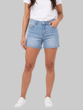 SHORT DENIM DE TIRO MEDIO