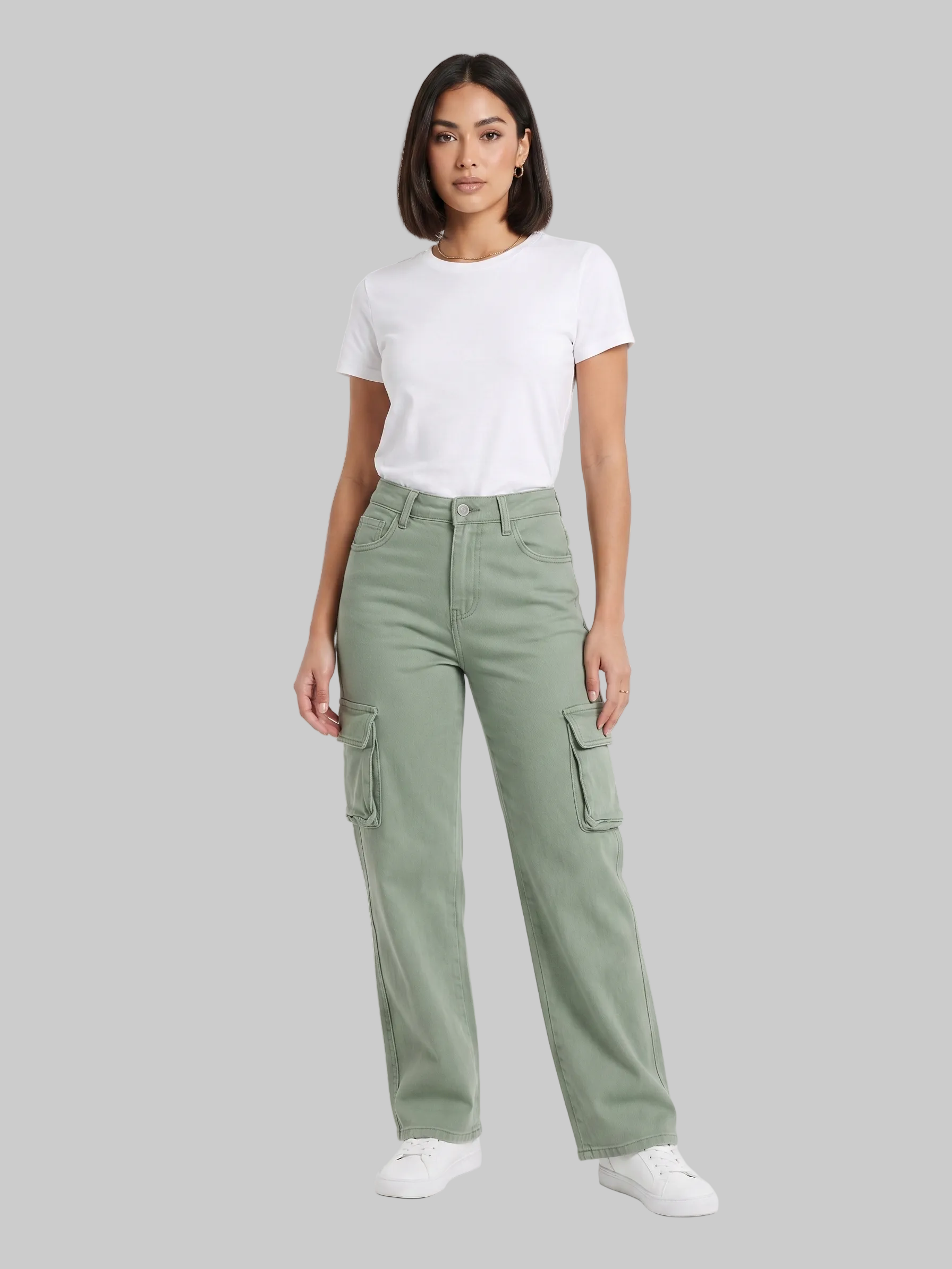VAQUERO CARGO RECTO VERDE