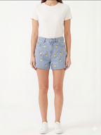 SHORT CON BORDADO DE FRUTA