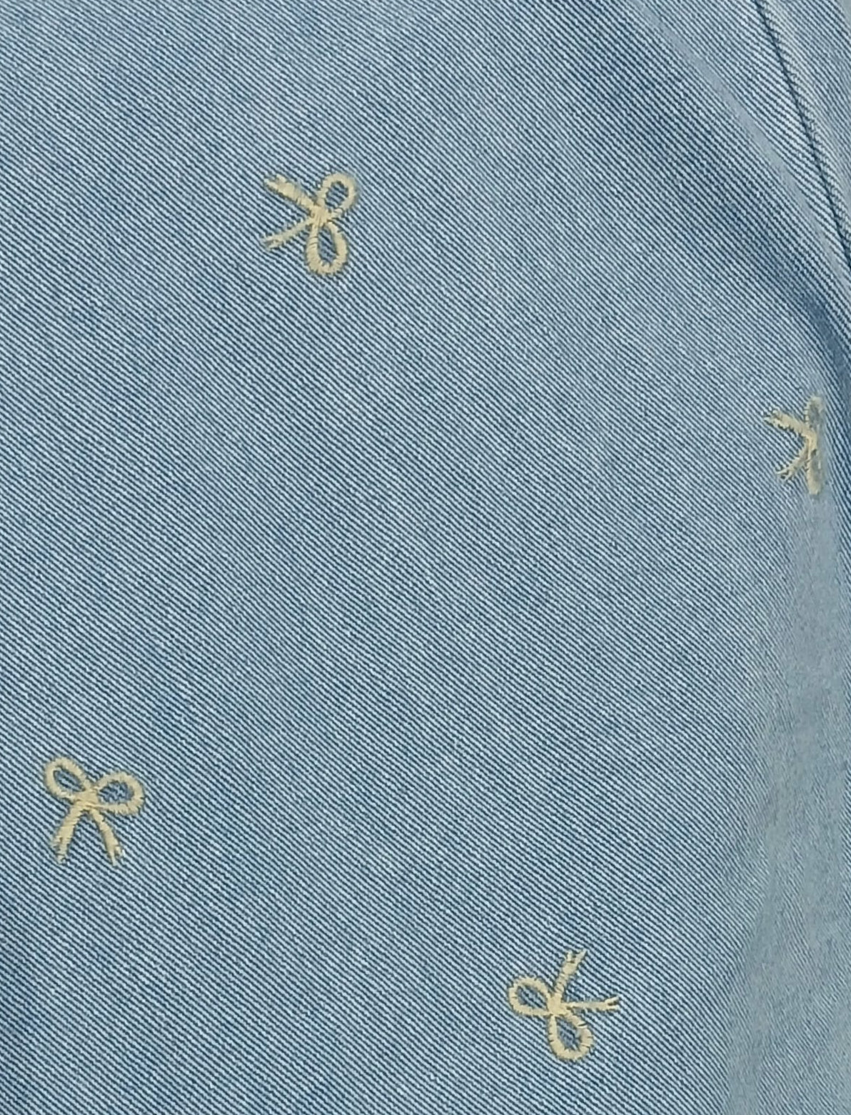 JEANS Z HAFTOWANYM DETALEM