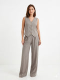 CONJUNTO CHALECO Y PANTALÓN ANCHO
