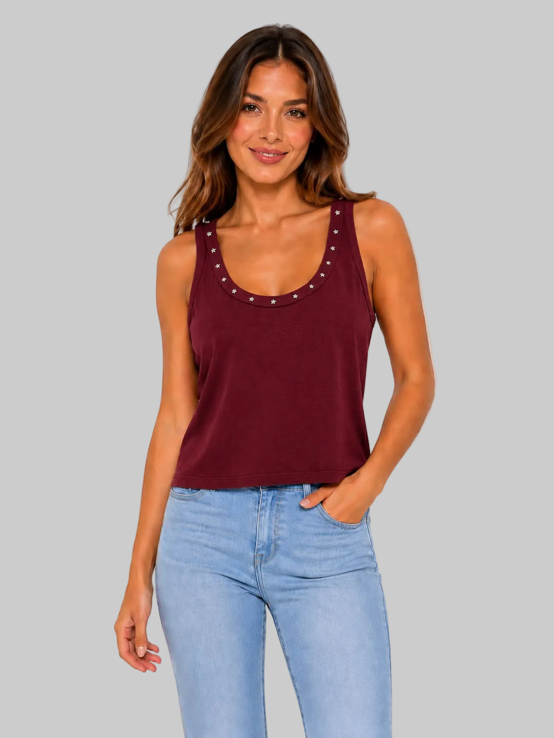BLUSA BASICA TACHES DE ESTRELLA