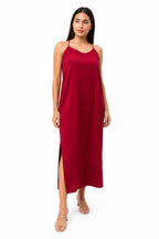 VESTIDO LARGO CON TIRANTES FINOS