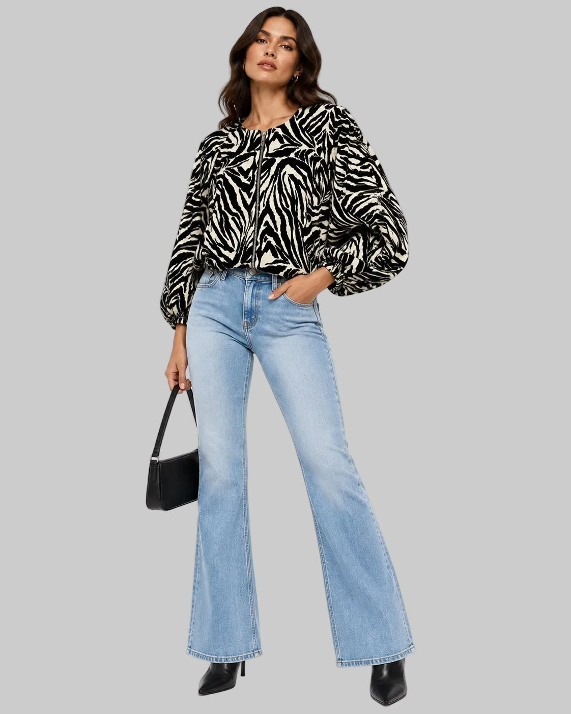 CHAQUETA TIPO CAPA ANIMAL PRINT