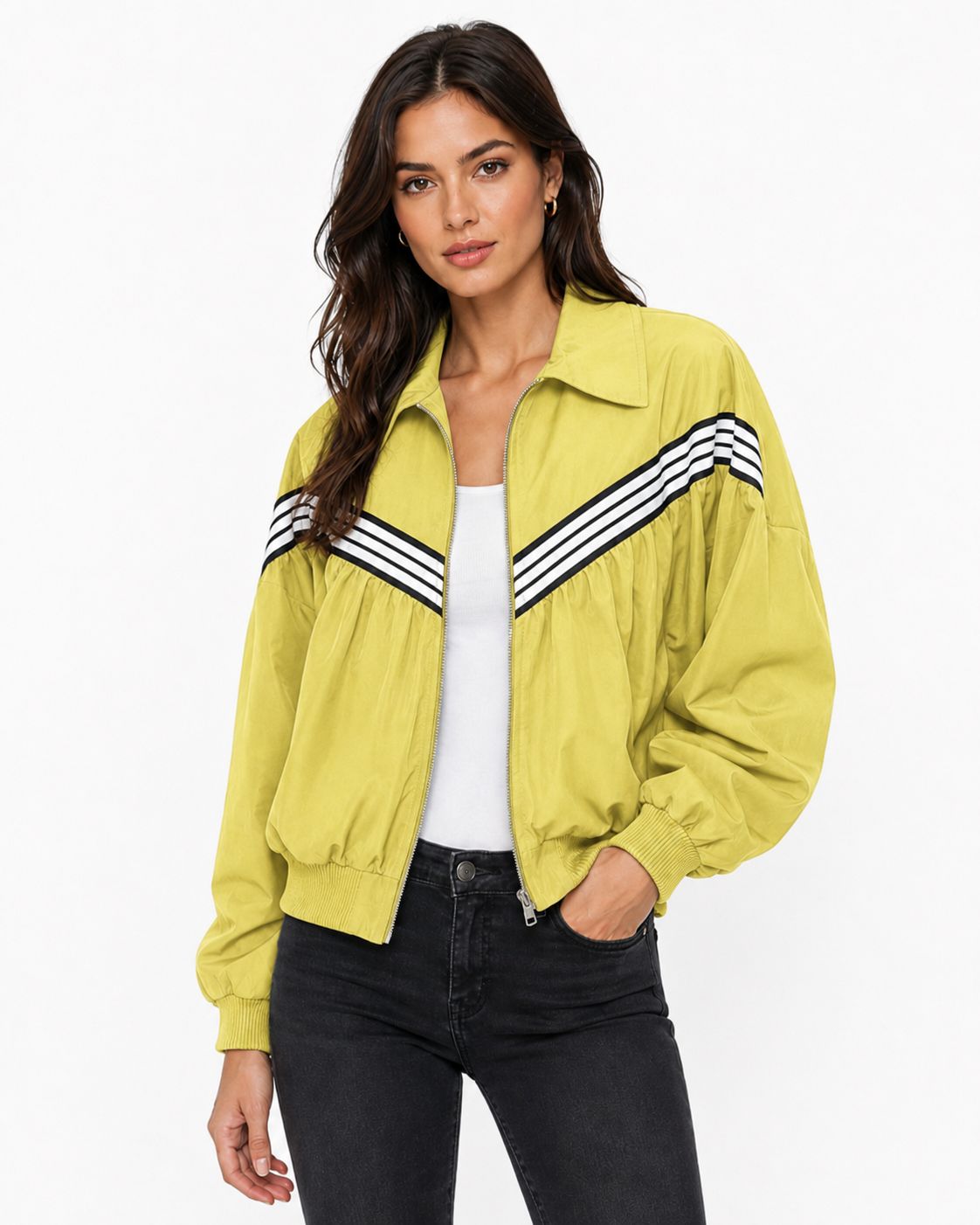 CHAQUETA SPORT CHIC DE FRANJAS