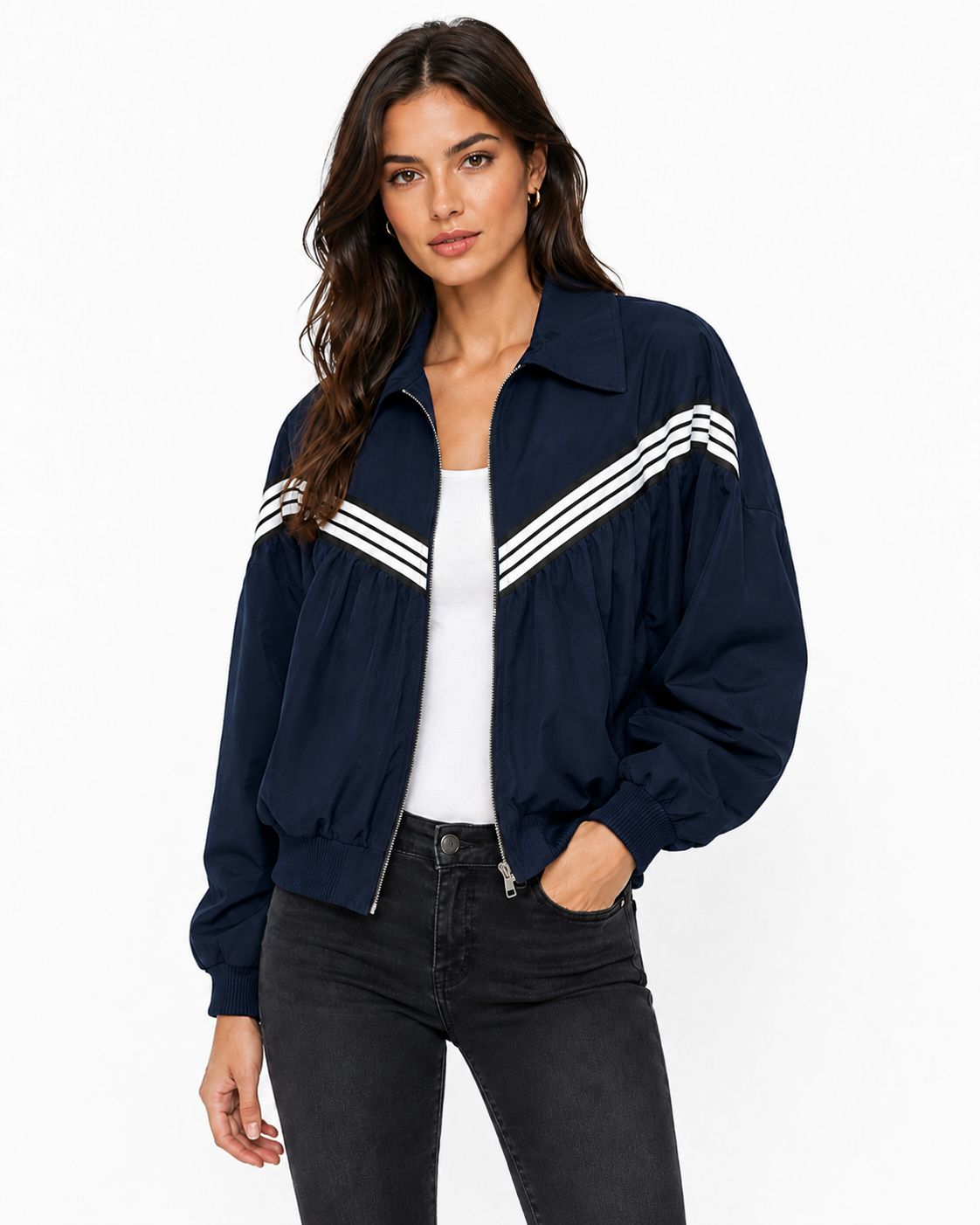 CHAQUETA SPORT CHIC DE FRANJAS