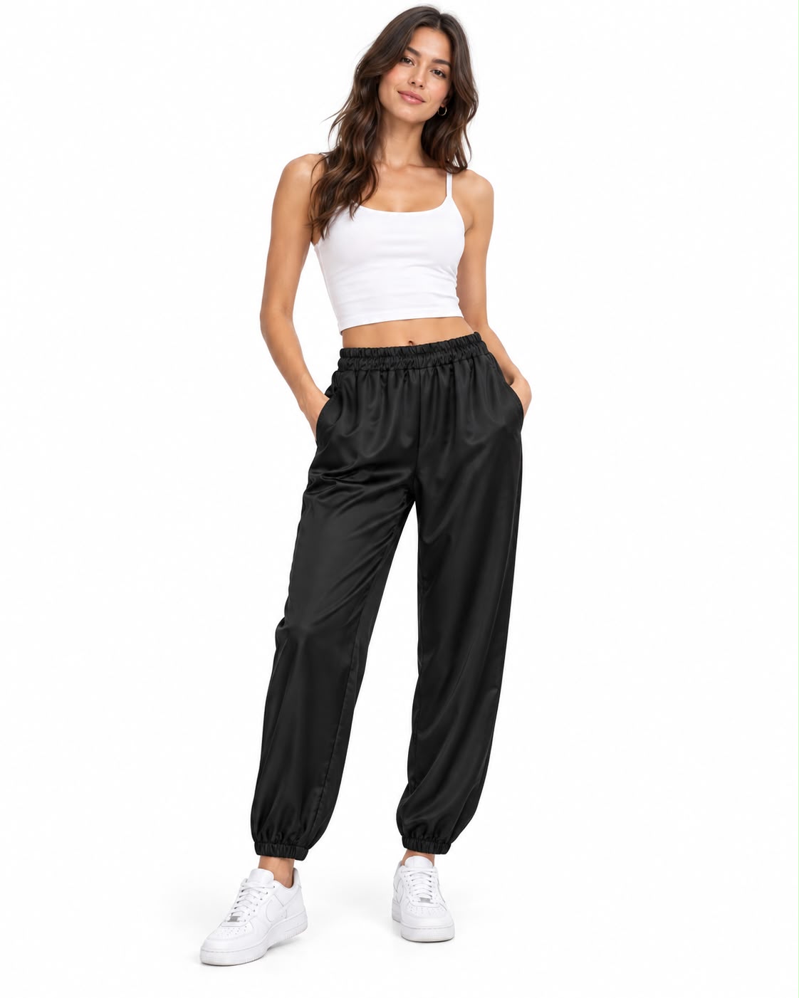PANTALÓN JOGGER SATINADO