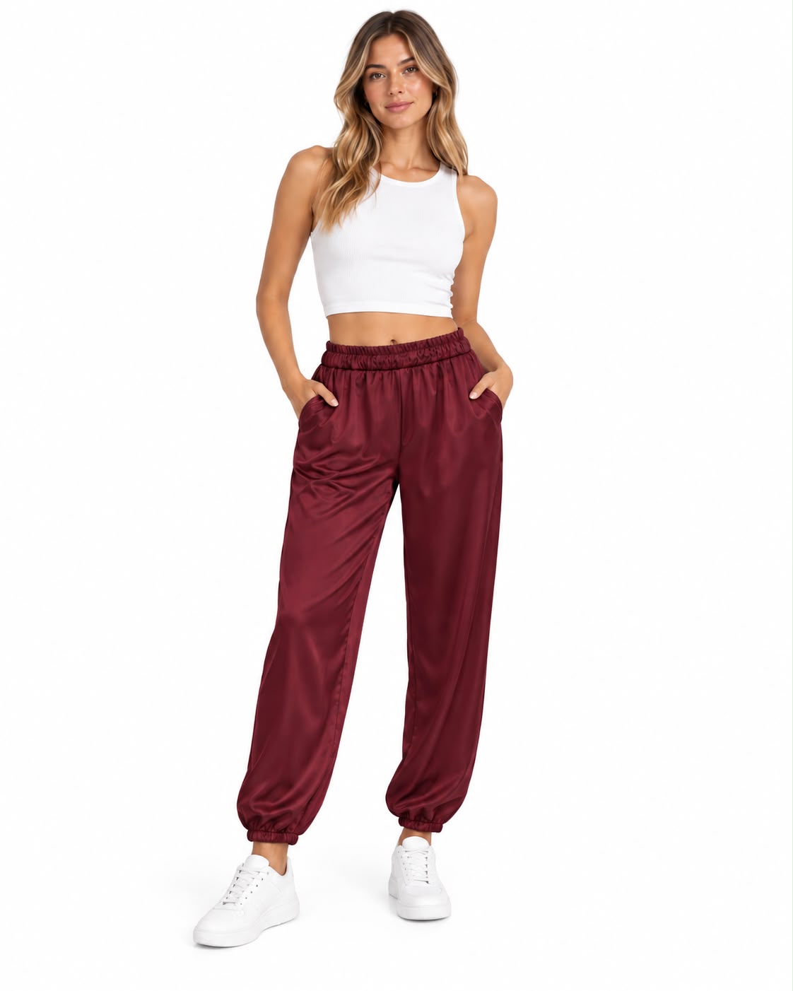 PANTALÓN JOGGER SATINADO