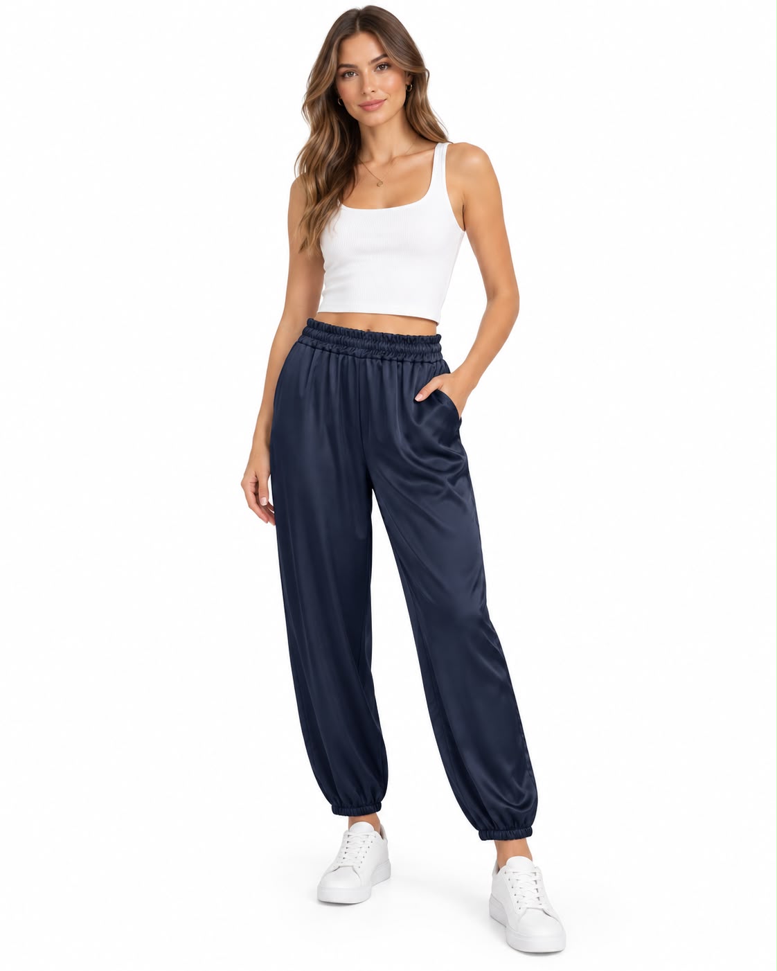 PANTALÓN JOGGER SATINADO