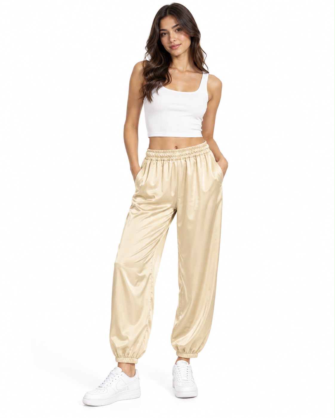 PANTALÓN JOGGER SATINADO