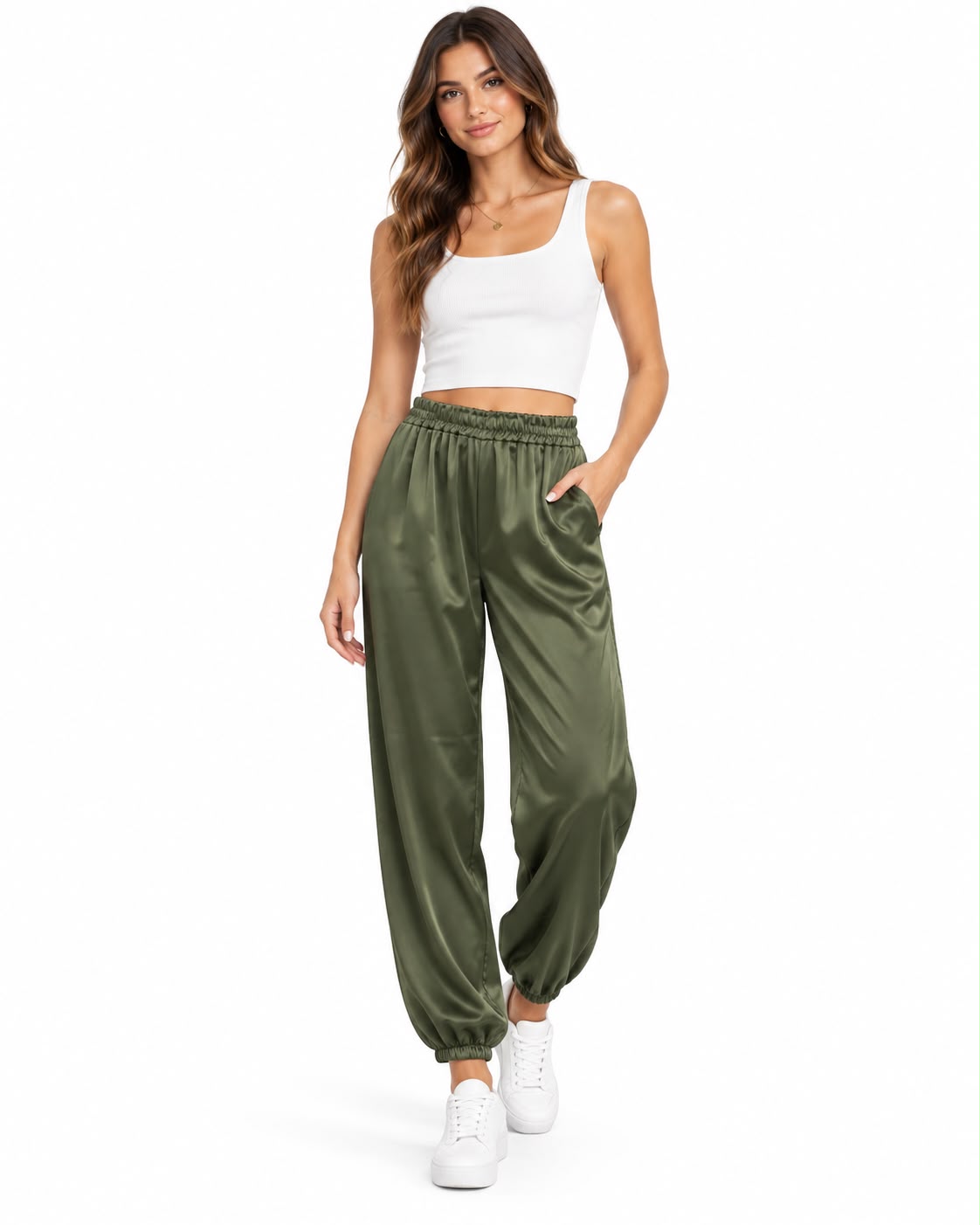PANTALÓN JOGGER SATINADO