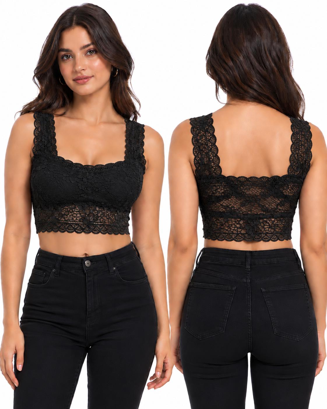 TOP LENCERO DE ENCAJE