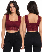 TOP LENCERO DE ENCAJE
