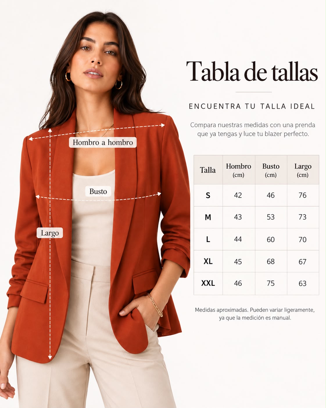 BLAZER MANGA FRUNCIDA
