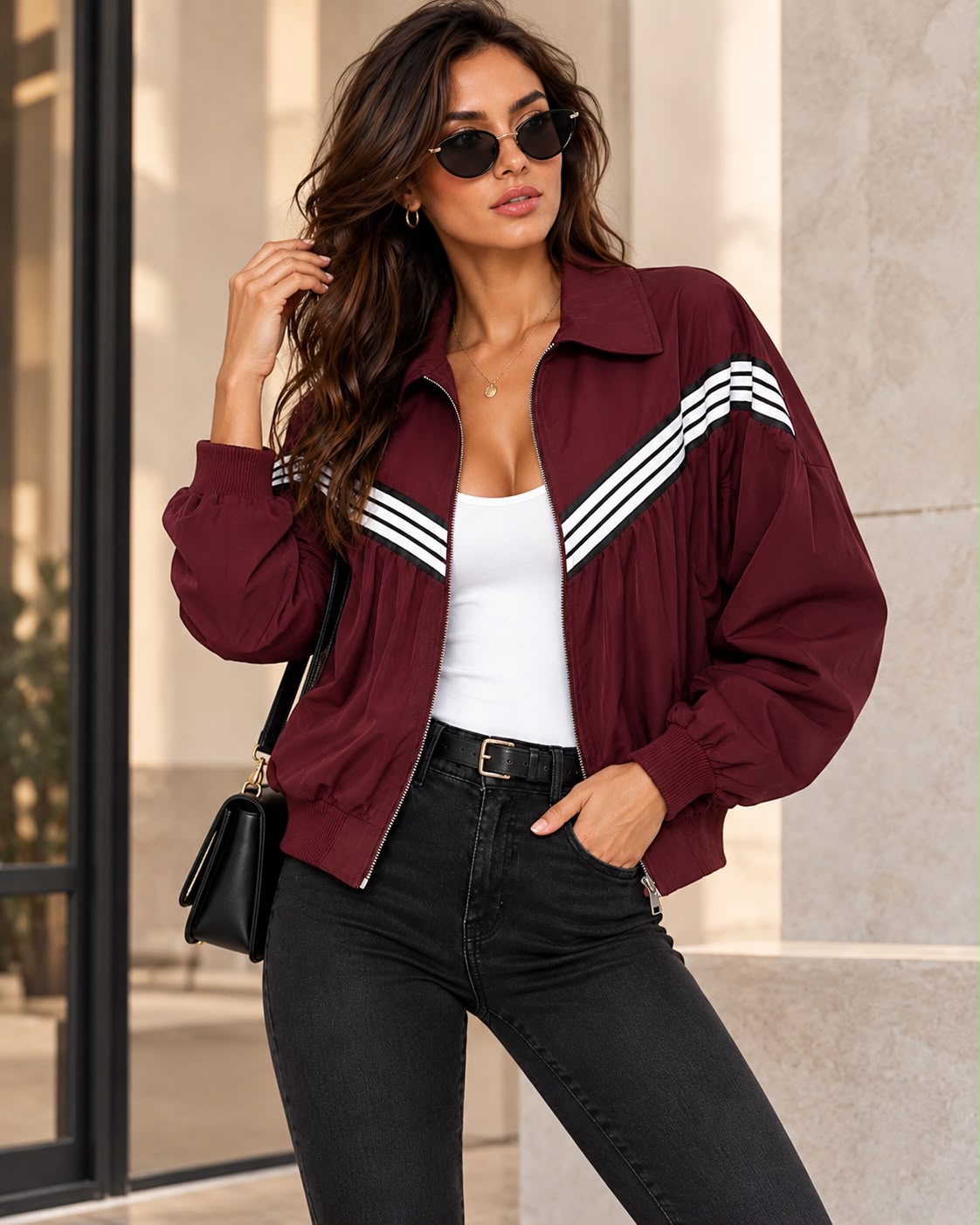 CHAQUETA SPORT CHIC DE FRANJAS