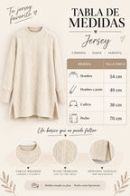 JERSEY DE PUNTO CON ABERTURA LIZ