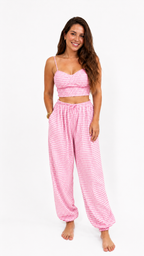 CONJUNTO VICHY TOPY PANTALÓN