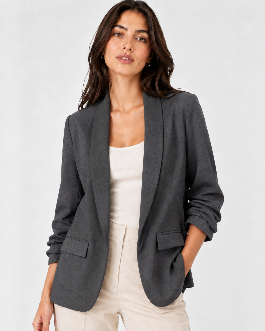 BLAZER MANGA FRUNCIDA